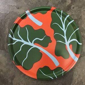 IKEA X marimekko Bastua Rhubarb Round Tray